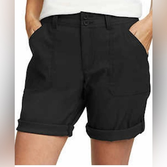 Eddie Bauer Rolled Hem Bermuda Shorts - Picture 1 of 12